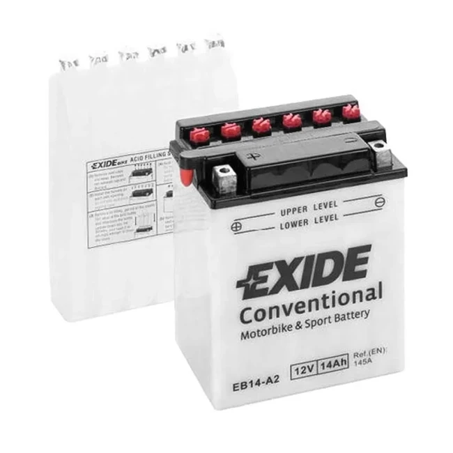Мото аккумулятор EXIDE Conventional 6СТ-14Ah Аз (EB14-A2)