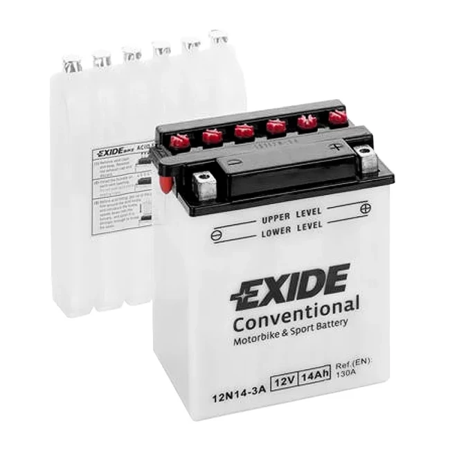 Мото акумулятор EXIDE Conventional 6СТ-14Ah АзЕ (12N14-3A) Мото акумулятор EXIDE Conventional 6СТ-14Ah АзЕ (12N14-3A)