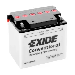 Мото аккумулятор EXIDE 6СТ-28Ah АзЕ (E60-N24L-A)