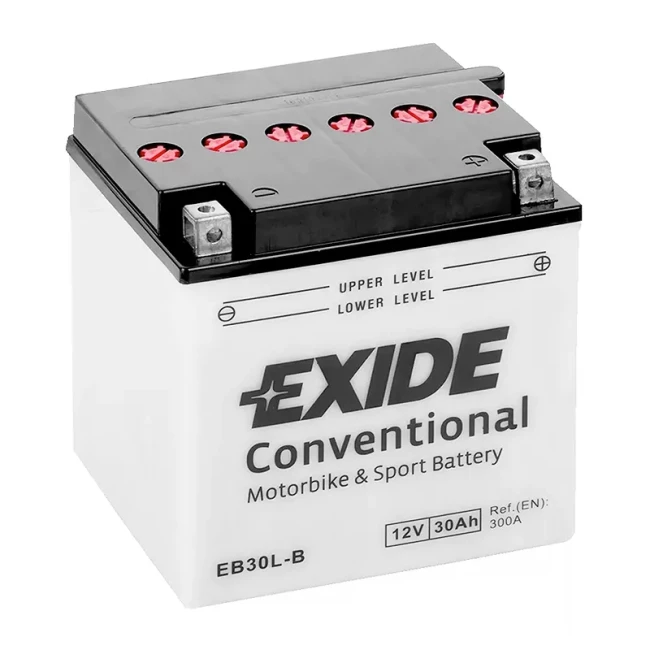 Мото аккумулятор EXIDE Conventional 6СТ-30Ah АзЕ (EB30L-B)