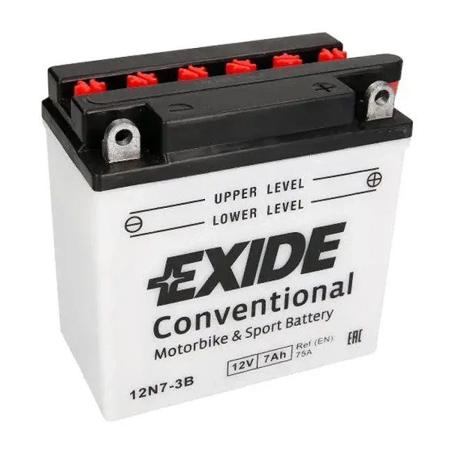 Мото акумулятор EXIDE Conventional 6СТ-7Ah АзЕ (12N7-3B)