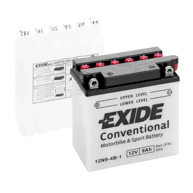 Мото акумулятор EXIDE Conventional 6СТ-9Ah Аз (12N9-4B-1) Мото акумулятор EXIDE Conventional 6СТ-9Ah Аз (12N9-4B-1)