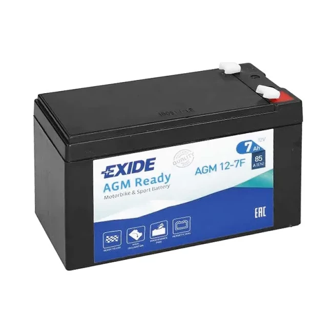 Мото акумулятор EXIDE AGM Ready 6СТ-7Ah Аз (AGM12-7F)