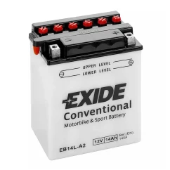 Мото акумулятор кислотний EXIDE 14Ah АЗЕ 145A (EB14L-A2)