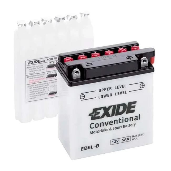 Мото акумулятор EXIDE Conventional 6СТ-5Ah АзЕ (EB5L-B)