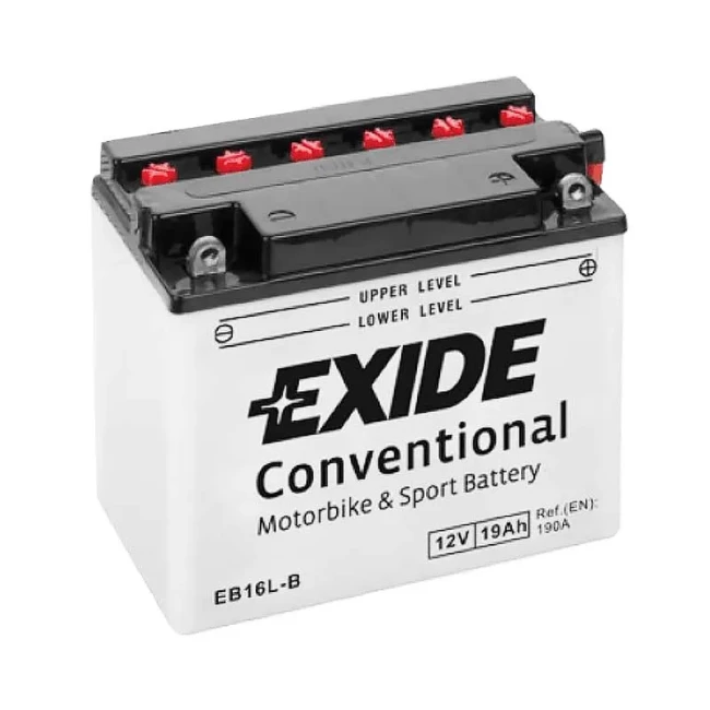 Мото акумулятор EXIDE Conventional 6CT-19Ah АзЕ (EB16L-B)
