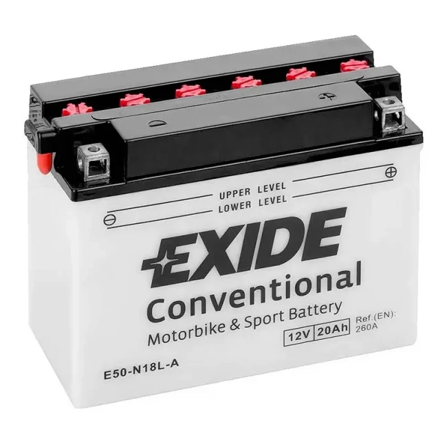 Мото аккумулятор EXIDE Conventional 6CT-20Ah АзЕ (E50-N18L-A)