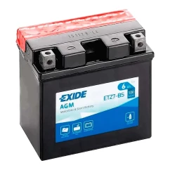 Мото акумулятор сухозаряджений EXIDE AGM 6Ah АзЕ 100A (ETZ7-BS)