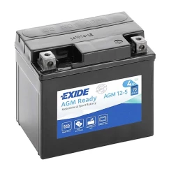 Мото акумулятор залитий та заряджений EXIDE AGM 4Ah АзЕ 70A (AGM12-5)