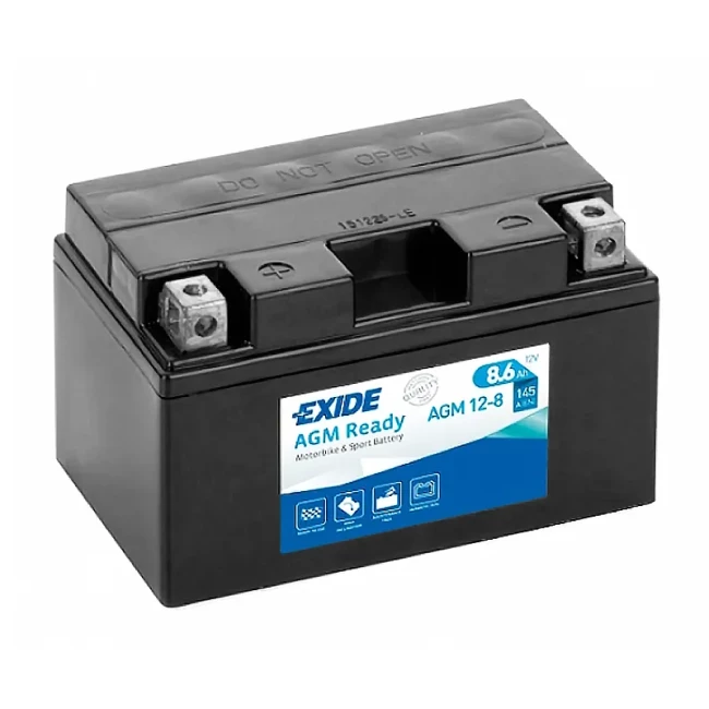 Мото акумулятор EXIDE AGM Ready 6CT-8.6Ah Аз (AGM12-8)