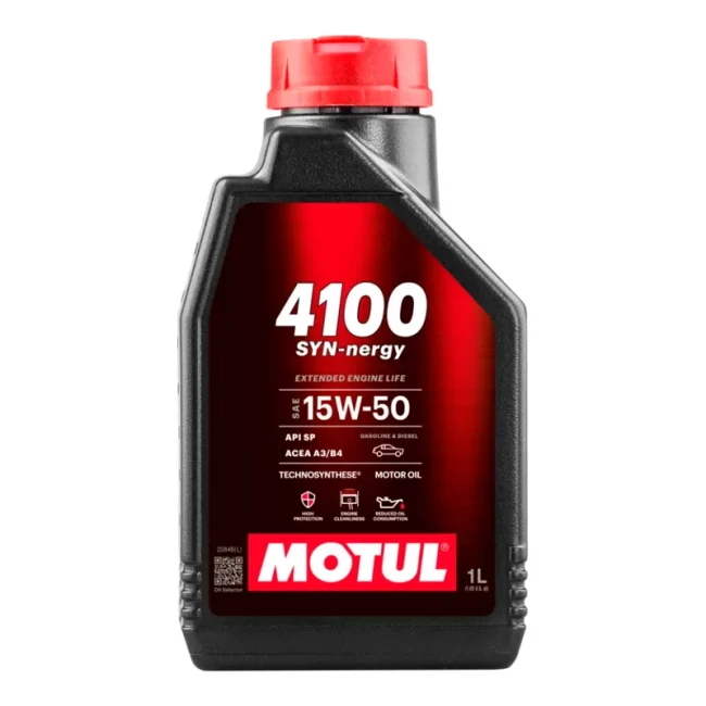Моторное масло Motul 4100 Syn-nergy 15W-50 1л (386301)