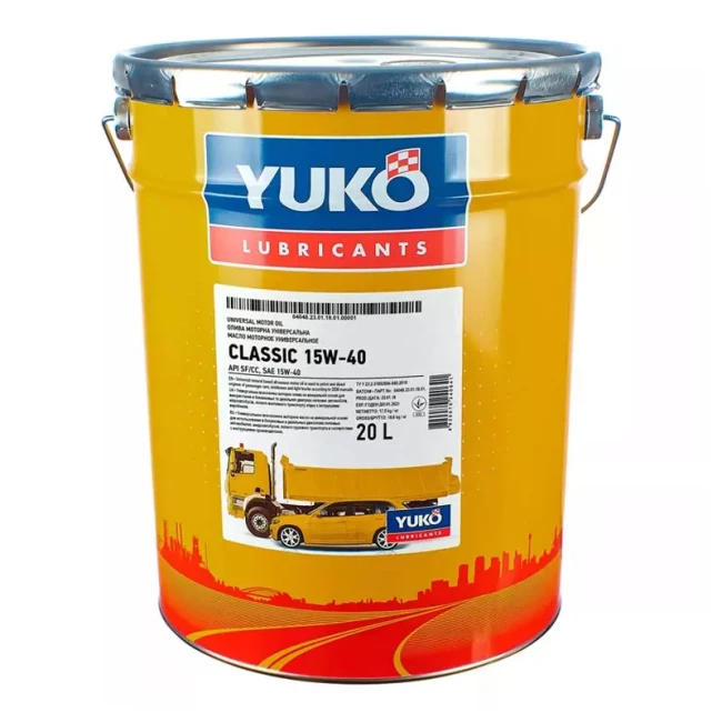 Моторна олива Yuko Classic 15W-40 20л (4820070240641) Моторна олива Yuko Classic 15W-40 20л (4820070240641)
