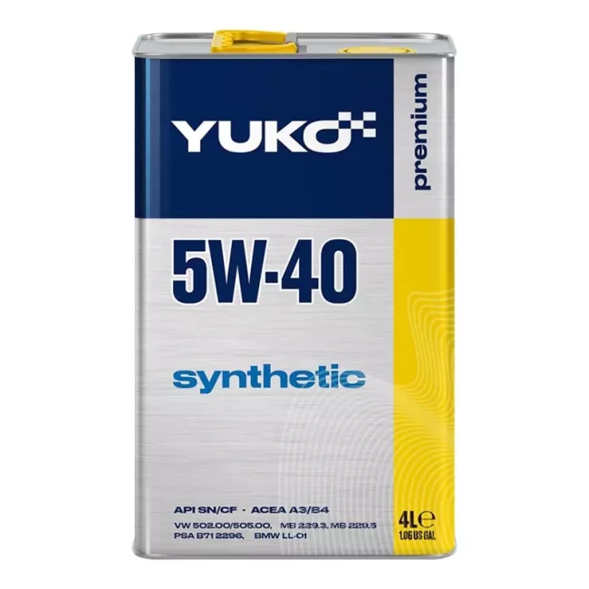 Моторное масло Yuko Synthetic 5W-40 4л (4820070241167)