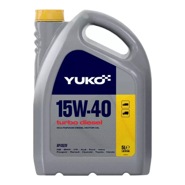 Моторное масло Yuko Turbo Diesel 15W-40 5л (4820070240603)