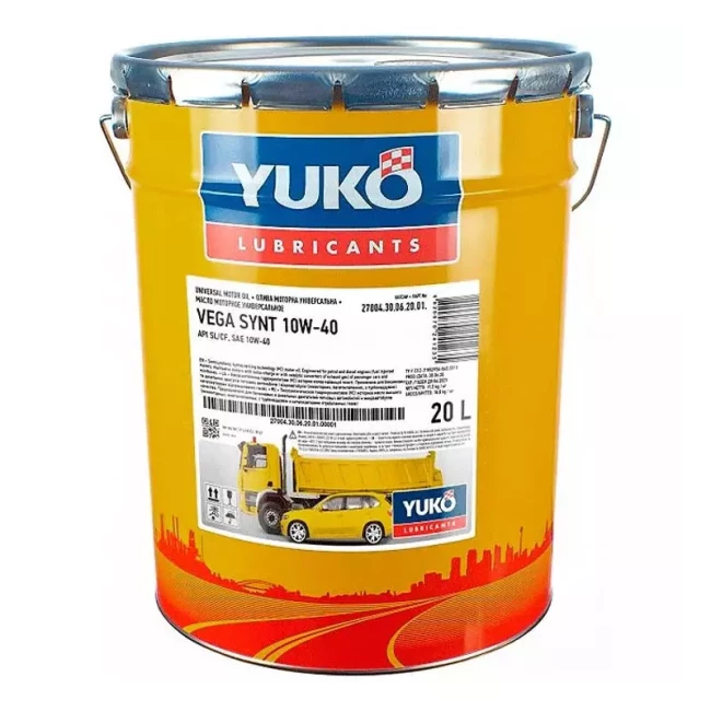 Моторное масло Yuko Vega Synt 10W-40 20л (4820070241235)