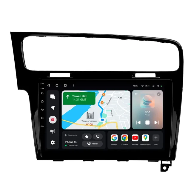Gazer T6010-5G/H PRO Мультимедийная автомобильная система для Volkswagen Golf 7 (5G) 2012-2020 (80225)