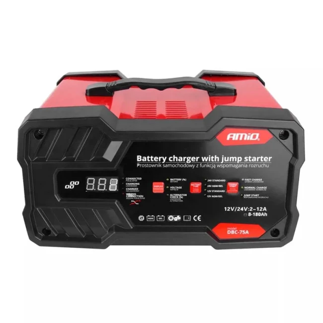 Пускозарядное устройство AMiO DBC-75A 12A 12V/24V (02400)