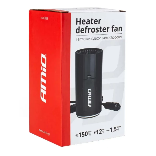 Тепловентилятор автомобильный AMiO CH-07 12V 150W (02898)