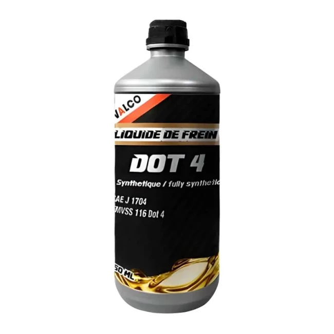 Гальмівна рідина VALCO DOT 4 0.5л (F010899) Гальмівна рідина VALCO DOT 4 0.5л (F010899)