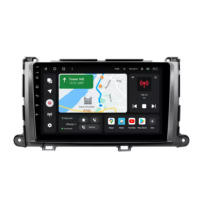 Мультимедійна автомобільна система Gazer T6009-XL30/L PRO MAX до Toyota Sienna 3 (XL30) 2010-2014 45625
