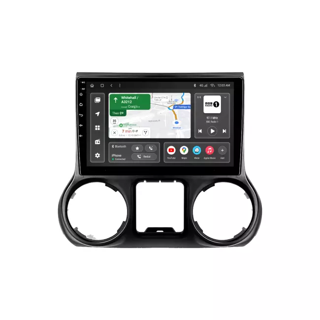 Мультимедийная автомобильная система Gazer T6510-JKF PRO MAX для Jeep Wrangler 3 (JK) 2010-2017 40331 Мультимедийная автомобильная система Gazer T6510-JKF PRO MAX для Jeep Wrangler 3 (JK) 2010-2017 40331