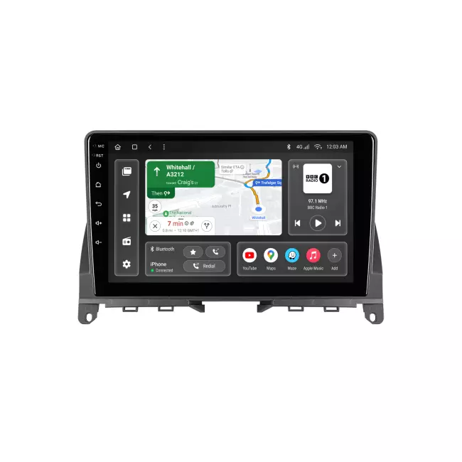 Мультимедийная автомобильная система Gazer T6009-W204 для Mercedes-Benz C-Class 3 (W204, S204) 2006-2011 78476 Мультимедийная автомобильная система Gazer T6009-W204 для Mercedes-Benz C-Class 3 (W204, S204) 2006-2011 78476