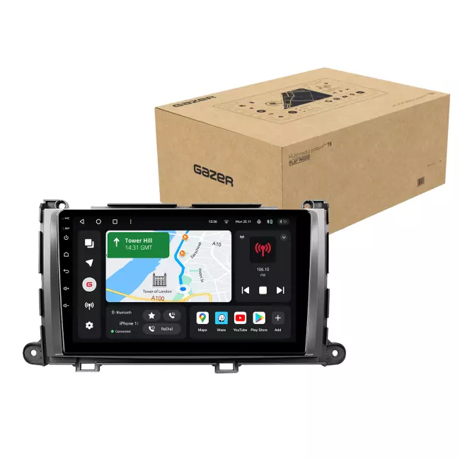 Мультимедійна автомобільна система Gazer T6009-XL30/H PRO до Toyota Sienna 3 (XL30) 2010-2014 80118 Мультимедійна автомобільна система Gazer T6009-XL30/H PRO до Toyota Sienna 3 (XL30) 2010-2014 80118