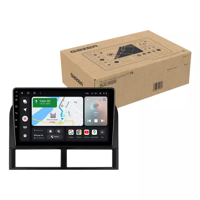 Мультимедийная автомобильная система Gazer T6009-WJ PRO MAX для Jeep Grand Cherokee 2 (WJ) 1998-2004 40423