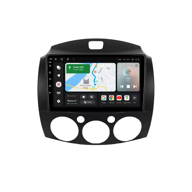 Мультимедийная автомобильная система Gazer T6009-DE PRO MAX для Mazda 2 (DE) 2007-2014 41544 Мультимедийная автомобильная система Gazer T6009-DE PRO MAX для Mazda 2 (DE) 2007-2014 41544