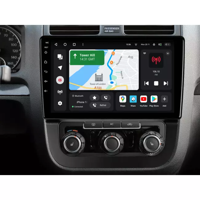Мультимедийная автомобильная система Gazer T6510-1K PRO для Volkswagen Jetta 5 (1K) 2005-2010 80645
