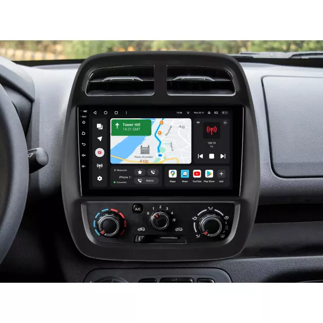 Мультимедийная автомобильная система Gazer T6009-BW для Renault Kwid (BW) 2015-2019 77768