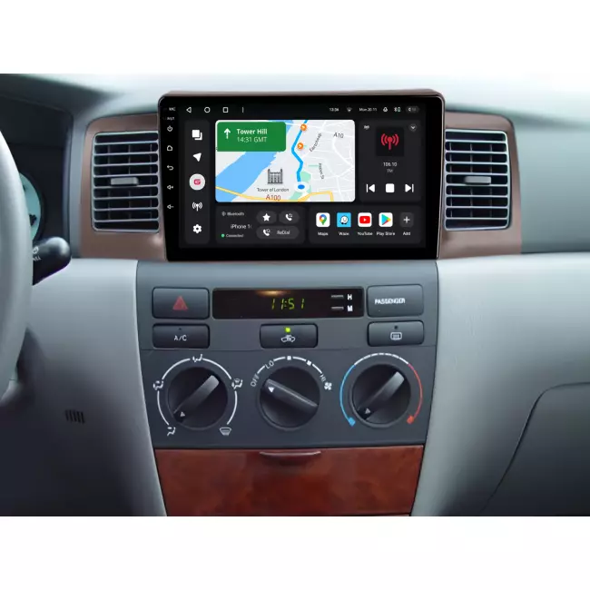 Мультимедийная автомобильная система Gazer T6009-E120 PRO для Toyota Corolla 9 (E120, E130) 2000-2004 79436