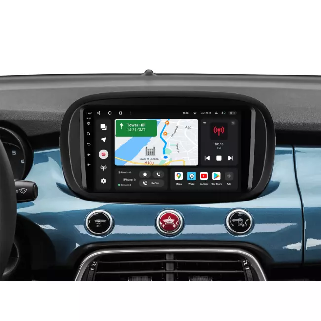 Мультимедийная автомобильная система Gazer T6009-334 PRO MAX для Fiat 500X 2014-2020 38781