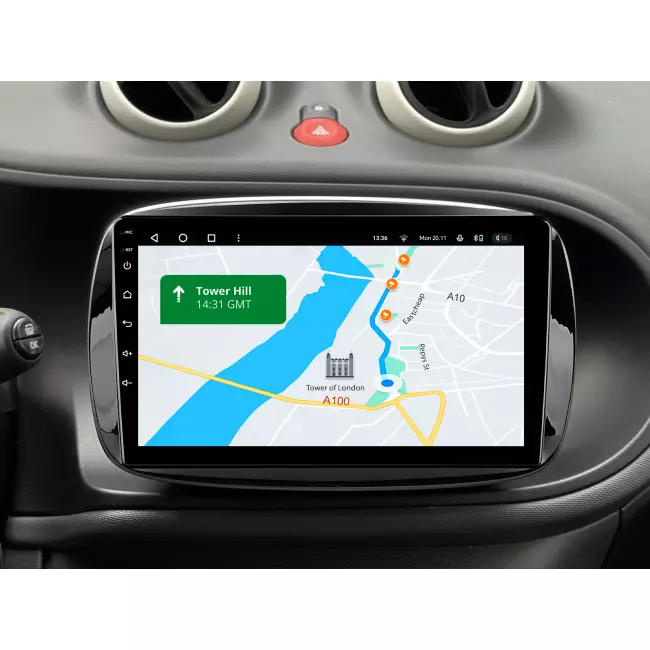 Мультимедийная автомобильная система Gazer T6009-W453 PRO для Smart Fortwo 3 (C453, A453, W453) 2014-2020 80048