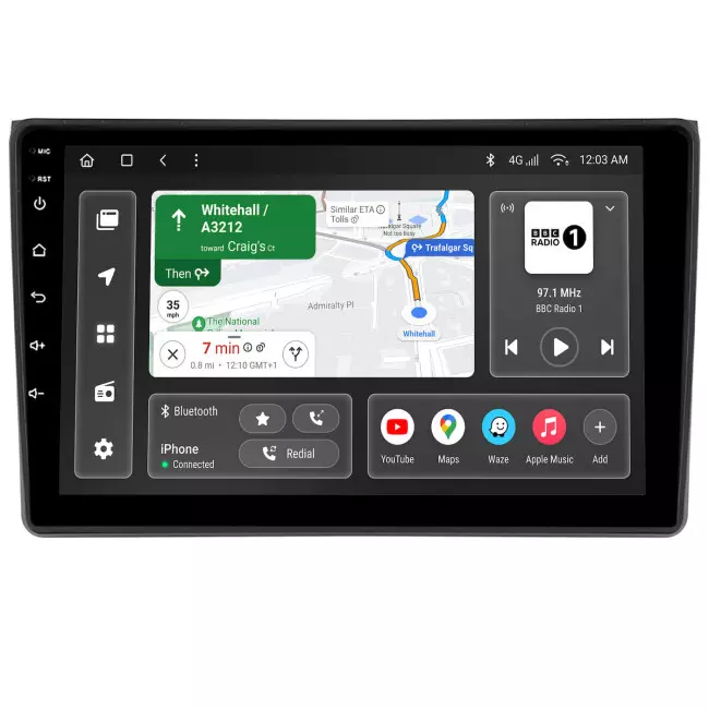 Мультимедийная автомобильная система Gazer T6009-B6 PRO MAX для Audi A4 2 2000-2009 37676