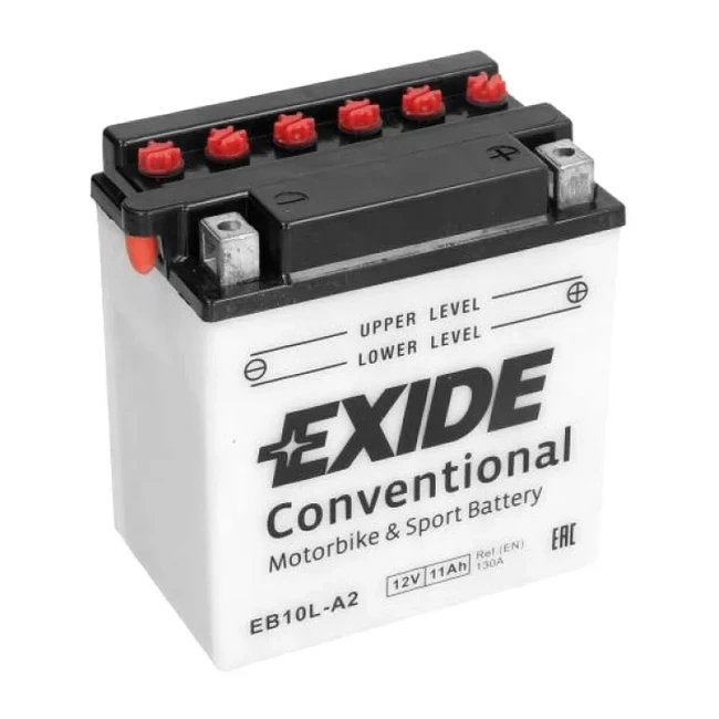 Мото акумулятор EXIDE Conventional 6СТ-11Ah АзЕ (EB10L-A2)