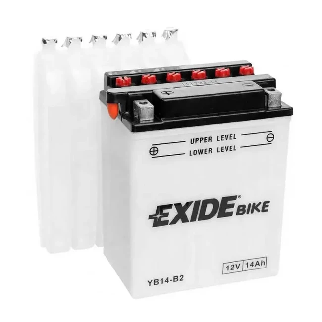 Мото акумулятор EXIDE 6СТ-14Аh Аз (YB14-B2)