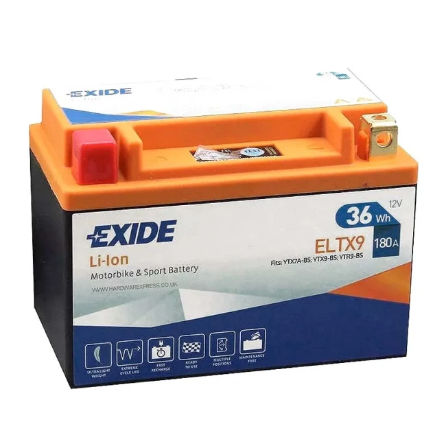 Мото аккумулятор EXIDE 6СТ-3Ah Аз (ELTX9)