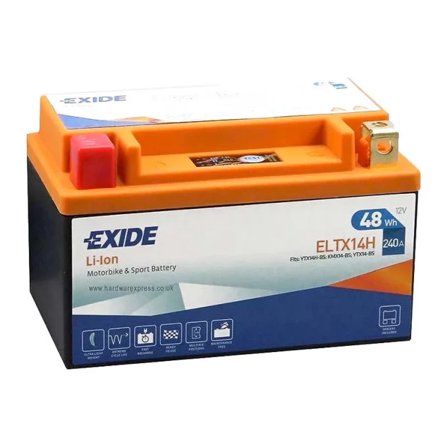 Мото акумулятор EXIDE 6СТ-4Ah Аз (ELTX14H) Мото акумулятор EXIDE 6СТ-4Ah Аз (ELTX14H)