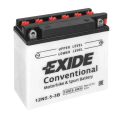 Мото аккумулятор EXIDE Conventional 6СТ-5.5Ah АзЕ (-/+)