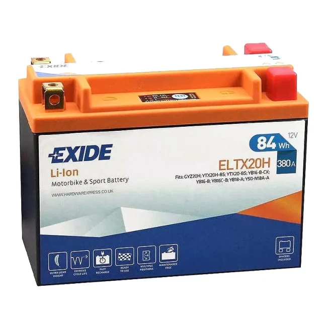 Мото акумулятор EXIDE 6СТ-7Ah АзЕ (ELTX20H)