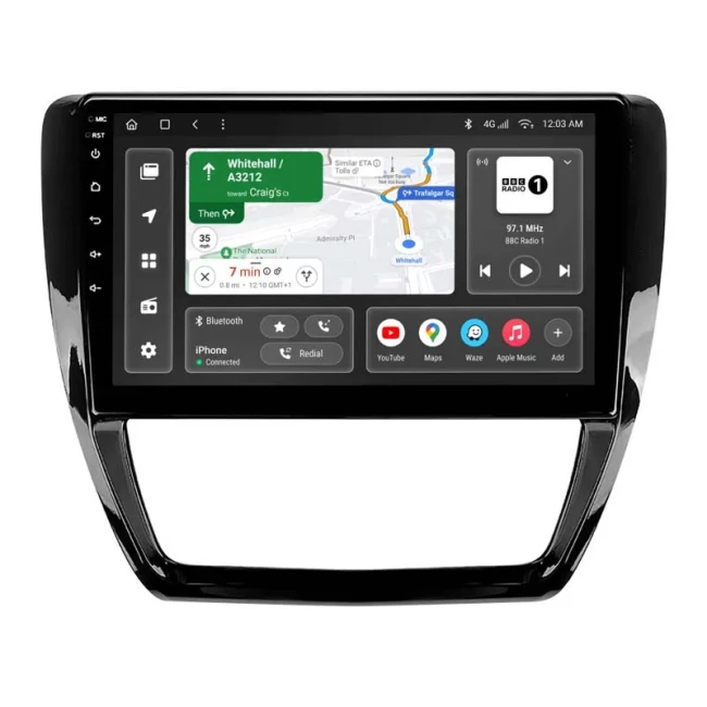 Gazer T6010-1B PRO MAX Мультимедійна автомобільна система для Volkswagen Jetta 6 (1B) 2011-2018 (46193)