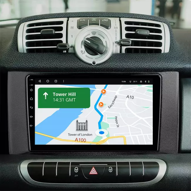Мультимедийная автомобильная система Gazer T6009-W451 PRO для Smart Fortwo 2 (W451) 2010-2015 80046