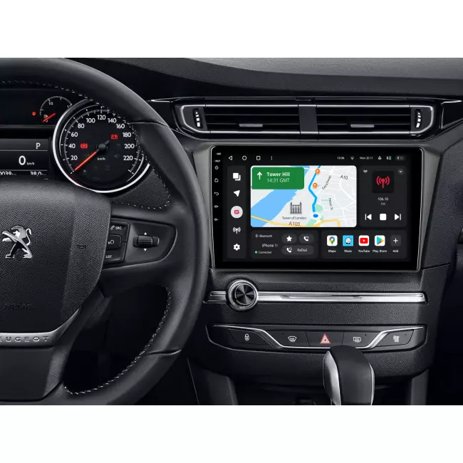 Мультимедийная автомобильная система Gazer T6010-T9 PRO MAX для Peugeot 408 2 2014-2018 43516