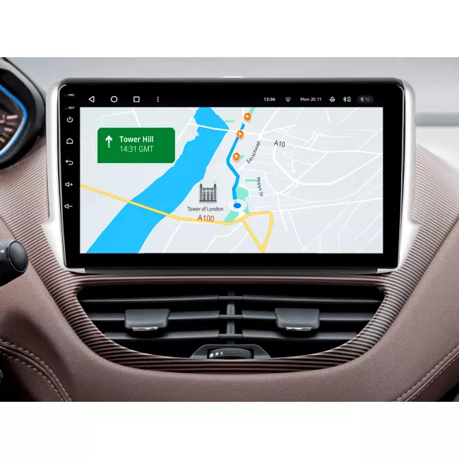 Мультимедийная автомобильная система Gazer T6010-A94F PRO для Peugeot 2008 1 208 2013-2020 80237
