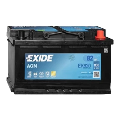 Аккумулятор Exide 6СТ-82 АзЕ AGM Start-Stop (EK820)