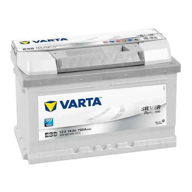 Автомобильный аккумулятор VARTA Silver Dynamic E38 6CT-74Ah АзЕ (574402075)