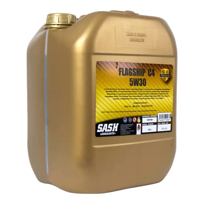 Моторное масло SASH FLAGSHIP C4 5W-30 20л (100108)