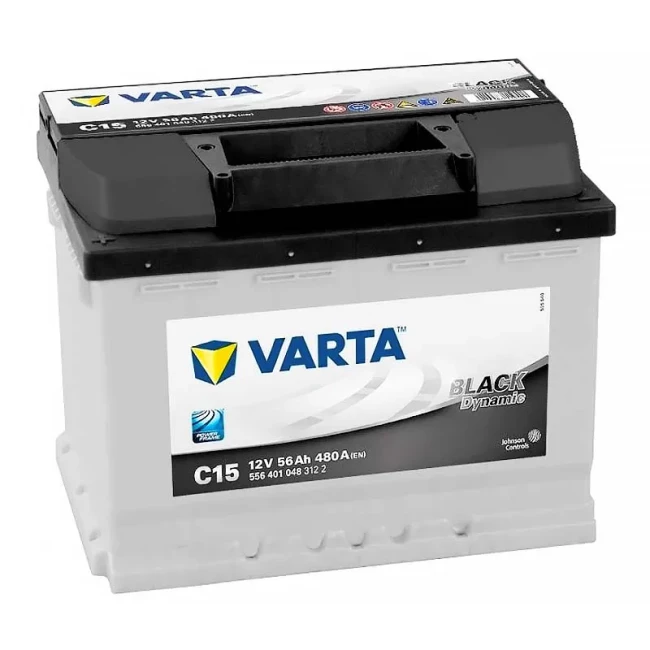 Автомобильный аккумулятор VARTA Black Dynamic C15 6CT-56Ah Аз (556401048)