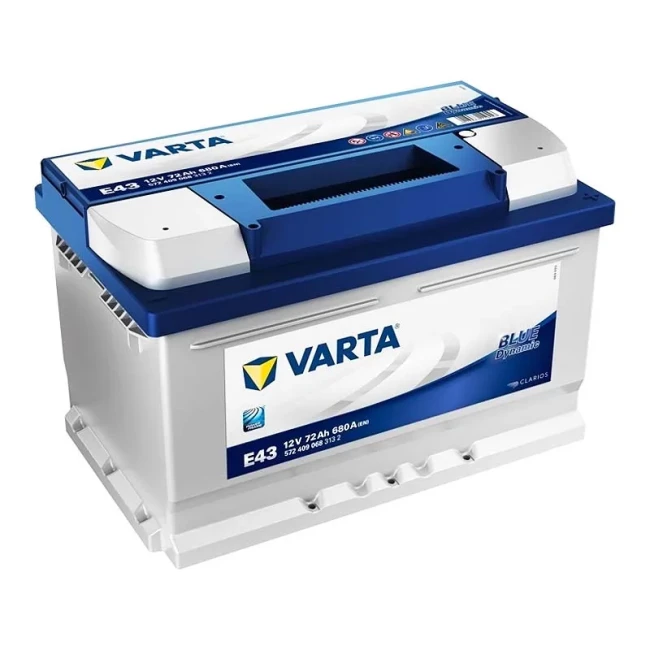 Автомобильный аккумулятор VARTA Blue Dynamic E43 6СТ-72Ah АзЕ (572409068)